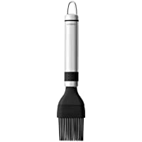 Brabantia 380020 - Pincel de repostería Grande- Acero y Silicona- Color Gris y Negro